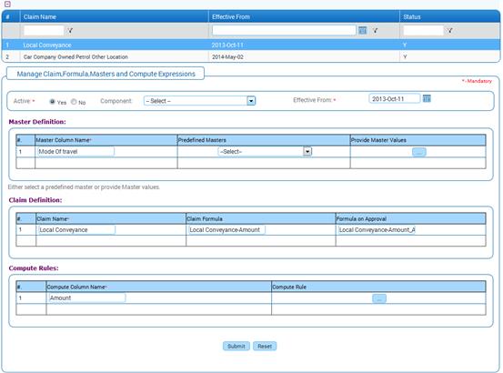 Formula Manager